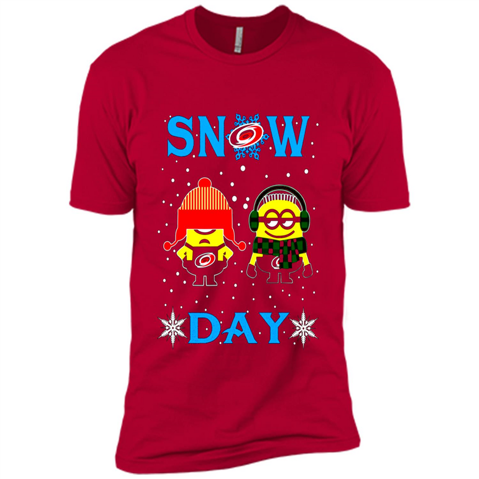 Snow Day Shirt For Carolina Hurricanes Vs Minion Fans pingpong