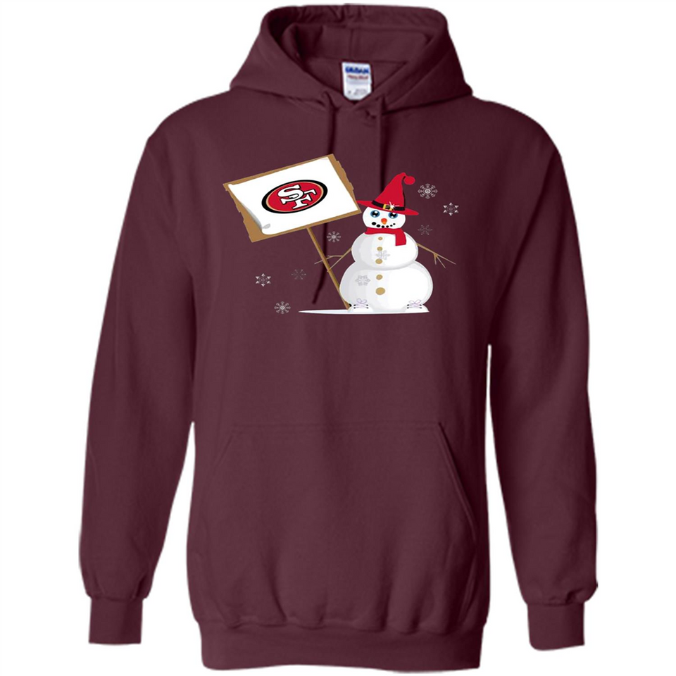 San Francisco 49ers Snowman Funny