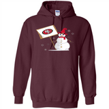 San Francisco 49ers Snowman Funny
