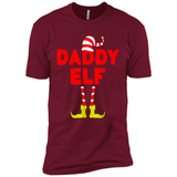 Mens Daddy Elf T-Shirt Funny Matching Christmas Costume - Premium Short Sleeve T-Shirt