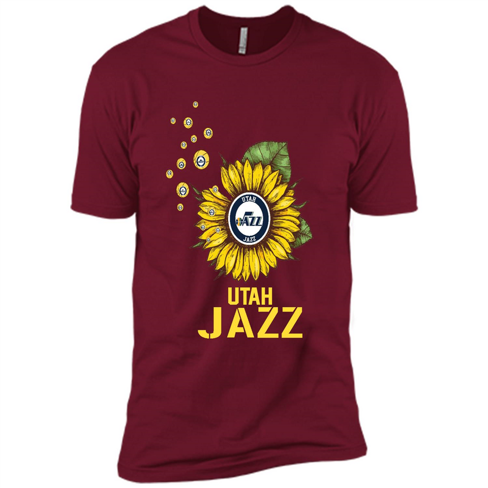 Utah Jazz Basketball Sunflower