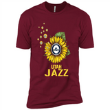 Utah Jazz Basketball Sunflower