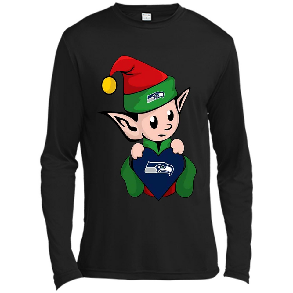 Seattle Seahawks ELF Elves Grinch Santa Claus
