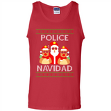 FUNNY POLICE NAVIDAD T-SHIRT Santa Christmas Party - Tank Top