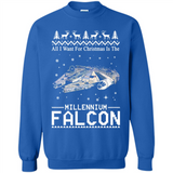 All I Want For Christmas Is The Millennium Falcon ugly PINGPONG
