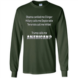 Obama Called Me Clinger Trump Calls Me American