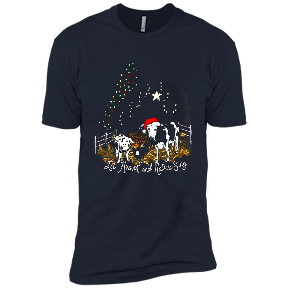 Let Heaven And Nature Sing Christmas Sweater PINGPONG - Premium Short Sleeve T-Shirt
