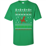 Dinosaur and Santa Ugly Christmas Sweater - Shirt