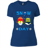 Snow Day Shirt For Denver Broncos Vs Minion Fans pingpong