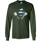 Carolina Panthers And Superman Fans - Long Sleeve T-Shirt