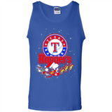 Snoopy Christmas Texas Rangers - Tank Top