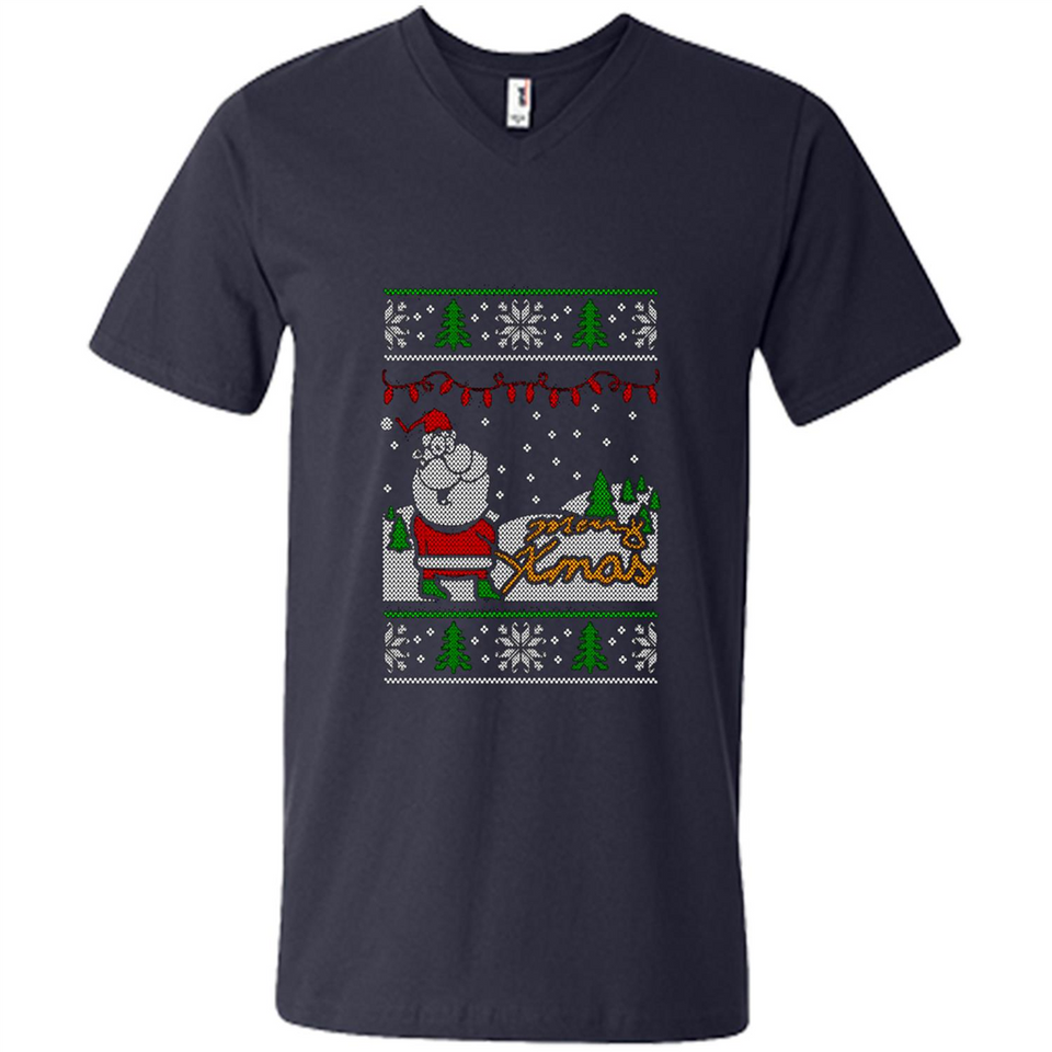 Bad Santa pingpong - Men's V-Neck