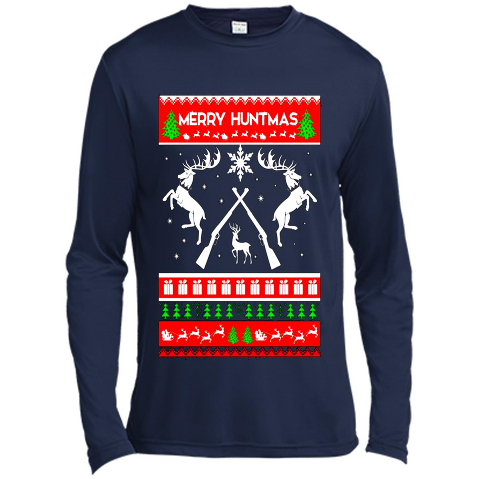Merry Huntmas Ugly Christmas sweater PINGPONG