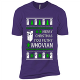 Merry Christmas You Filthy Whovian ugly sweater PINGPONG