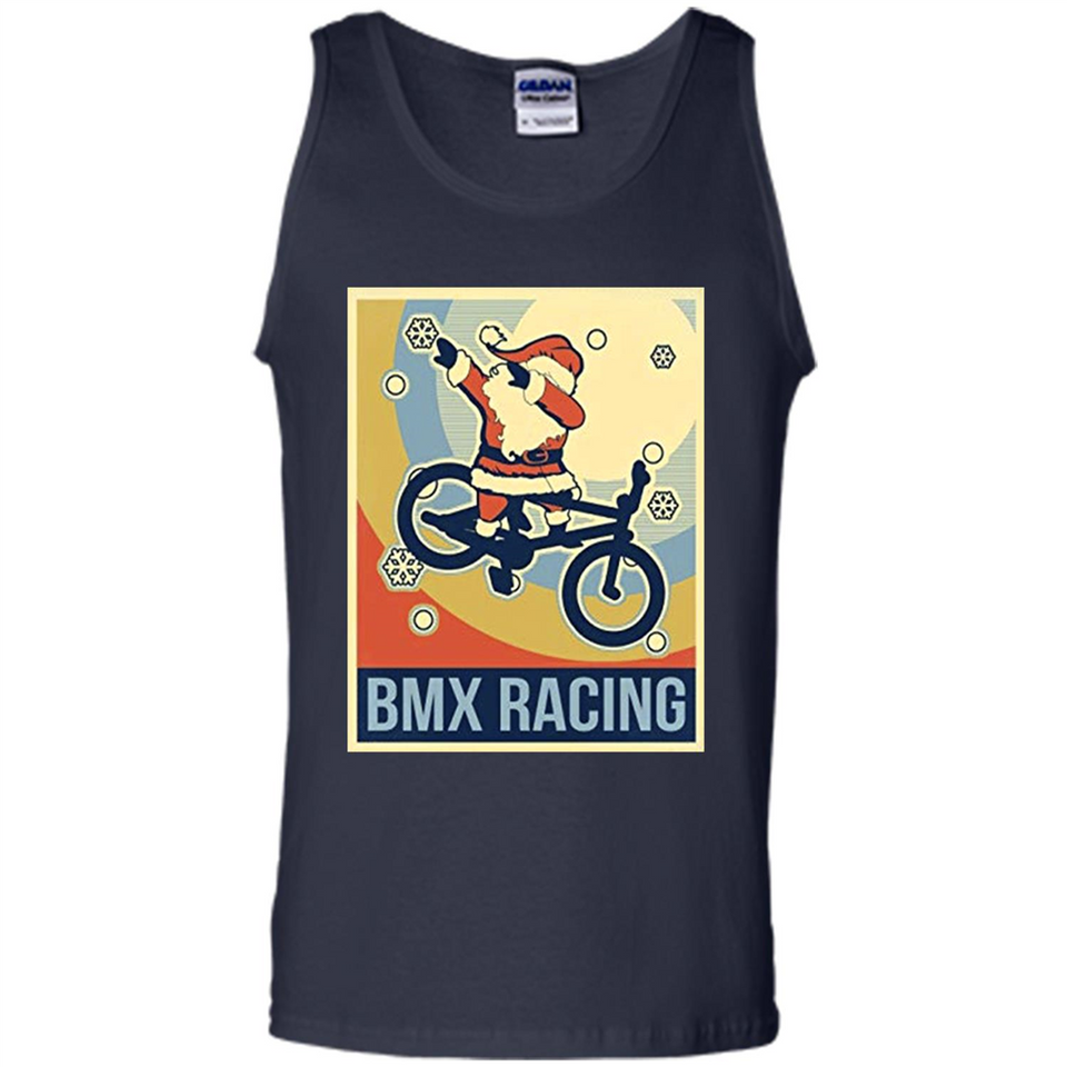 bmx racing dabbing Santa Christmas