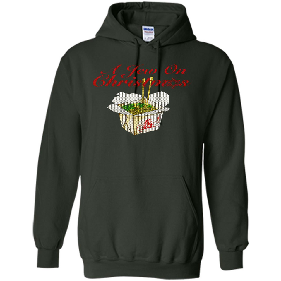 Christmas Ugly Sweater A Jew On Christmas - Hoodie