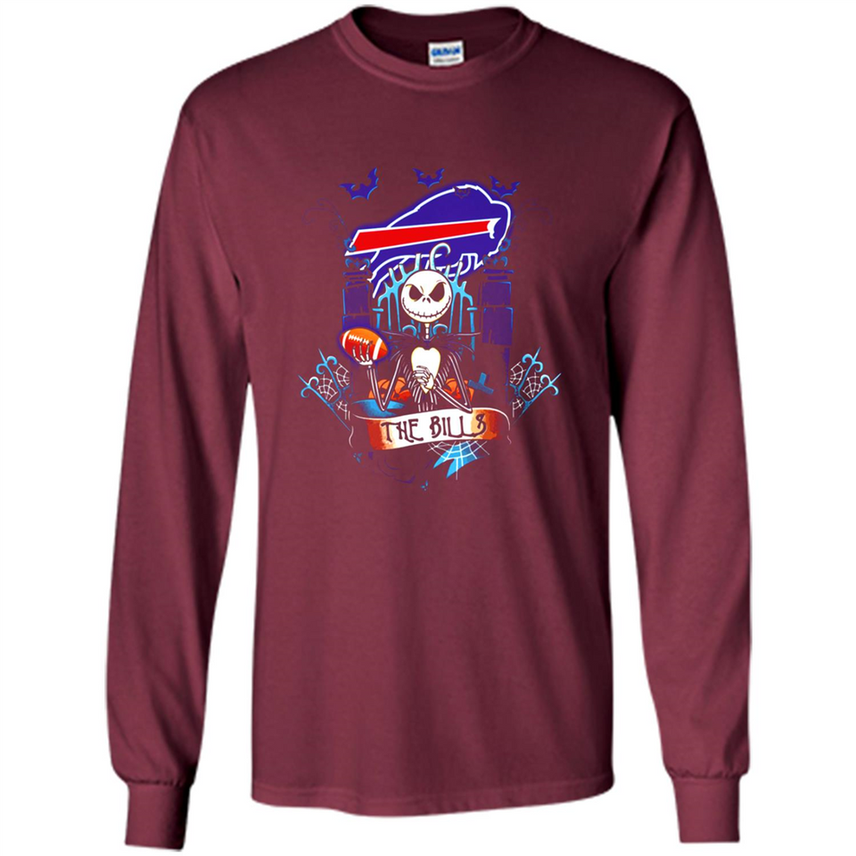 Buffalo Bills Halloween The Nightmare Before Christmas - Long Sleeve T-Shirt