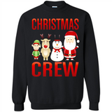 CHRISTMAS CREW Shirt X-mas Santa Snowman Reindeer Elf - Sweatshirt