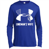 Lineman Wife Under Armour - Canvas Long Sleeve T-Shirt