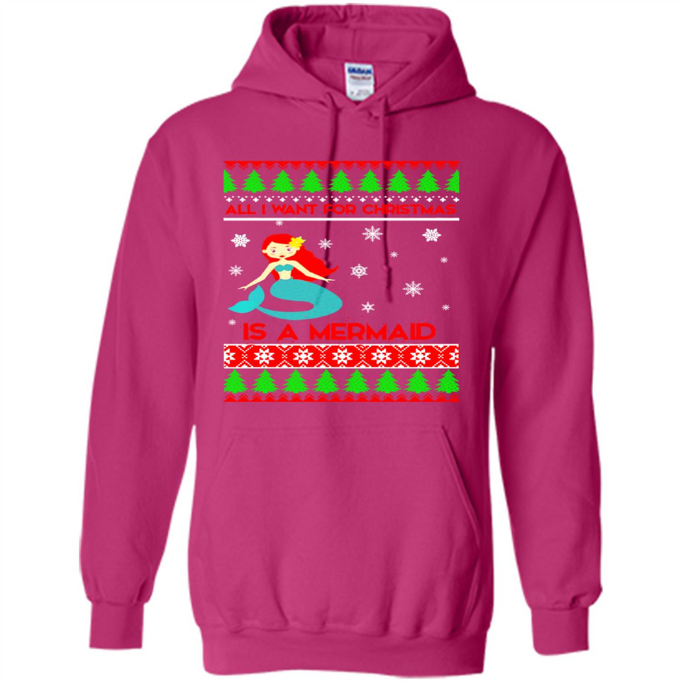 All I Want For Christmas Is A Mermaid ugly PINGPONG