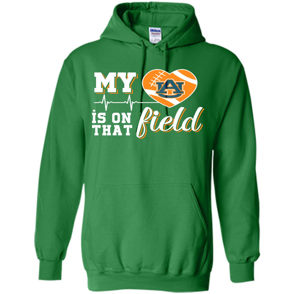Auburn Tigers Football My Heart is on that Field - Hoodie