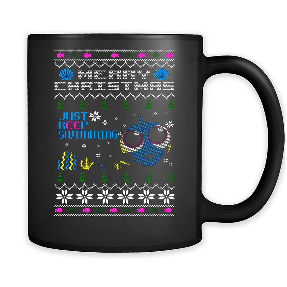 Finding Nemo Merry Christmas Just Keep Swimming