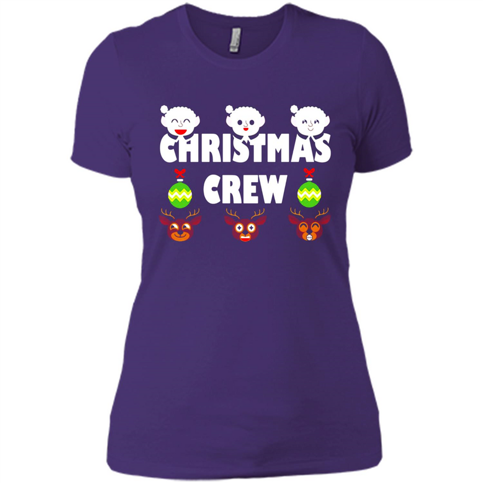 Christmas Crew Gifts Santa Elves Reindeer - Ladies' Boyfriend T-Shirt