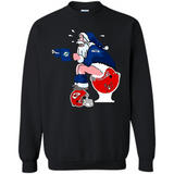 Seattle Seahawks Santa Claus Toilet