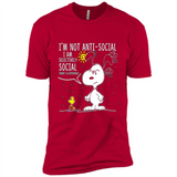 Snoopy I'm Not Anti-Social I Am Selectively Social