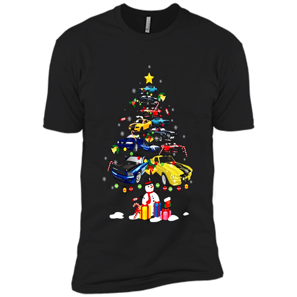 Mustang Tree Christmas Sweatshirt PINGPONG