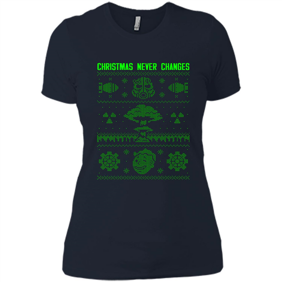 Christmas Ugly Sweater Christmas Never Changes Star Wars - Ladies' Boyfriend T-Shirt