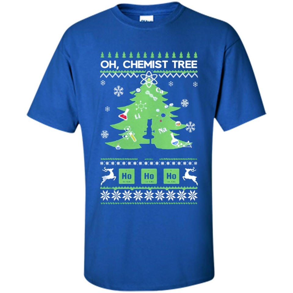 Oh Chemist Tree Ugly Christmas Sweater - Shirt