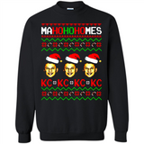 Patrick Mahomes Ma Ho Ho Homes Christmas sweatshirt PINGPONG - Sweatshirt