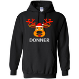 Donner Reindeer Santa Claus Funny Xmas Holiday T-Shirt - Hoodie