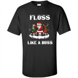 Floss Like A Boss Santa Flossing Dance Funny - Shirt