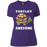 Turtley Awesome - Ladies' Boyfriend T-Shirt