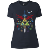 Song of Christmas Time the Legend of Zelda Ugly Sweater Perfect Christmas - Ladies' Boyfriend T-Shirt