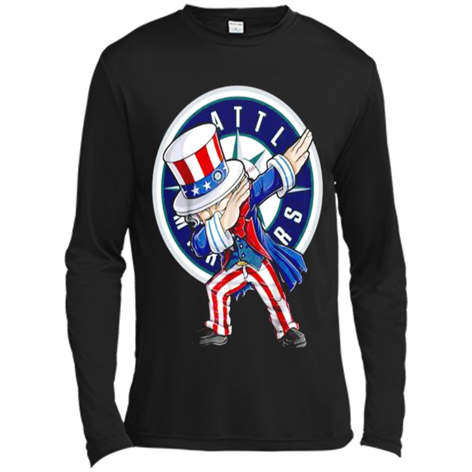 MLB SEATTLE MARINERS UNCLE SAM DABBING INDEPENDENCE DAY