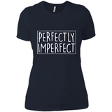 Perfectly Imperfect Black mugs PINGPONG - Ladies' Boyfriend T-Shirt