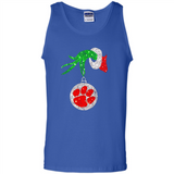 Amazing tee Clemson Tigers Glitter Grinch Monogram Ornament Christmas Gift - Sao chép - Tank Top
