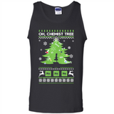 Oh Chemist Tree Ugly Christmas Sweater - Tank Top