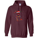 Rottweiler Santa Lights Christmas Dog Xmas Sweatshirt - Hoodie