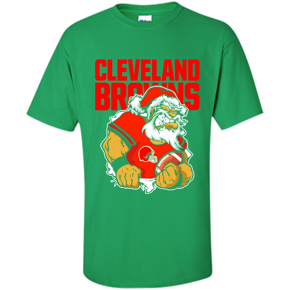 Grumpy Santa Claus Cleveland Browns Football Team PINGPONG