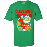 Grumpy Santa Claus Cleveland Browns Football Team PINGPONG