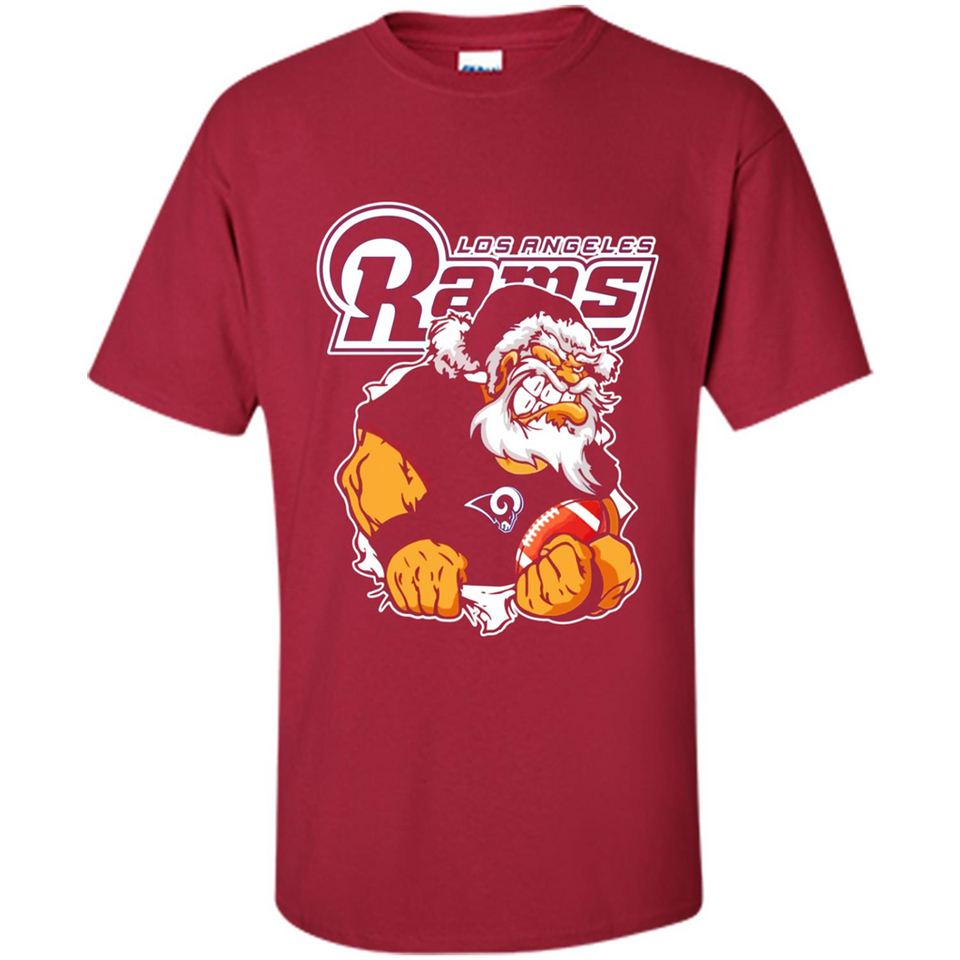 Grumpy Santa Claus Los Angeles Rams Football Team PINGPONG