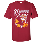Grumpy Santa Claus Los Angeles Rams Football Team PINGPONG