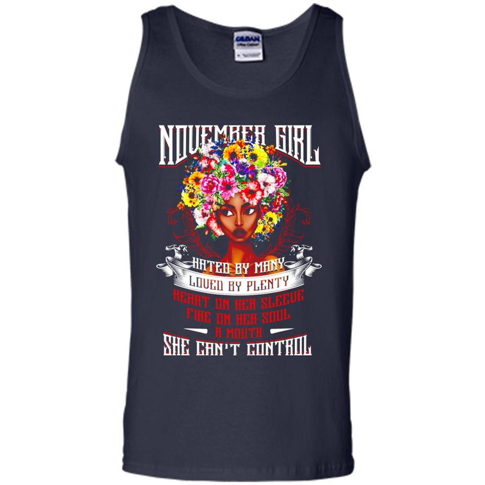 November Girl Flower - Tank Top