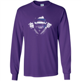 Charlotte Hornets And Superman Fans - Long Sleeve T-Shirt