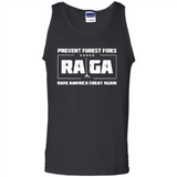 Prevent Forest Fires Rake America Great Again Shirt PINGPONG - Tank Top