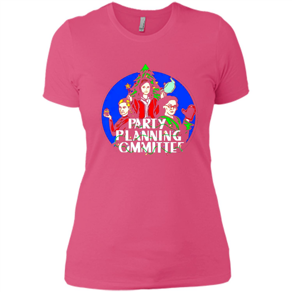 Christmas Party Planning Committee Sweatshirt - Ladies' Boyfriend T-Shirt